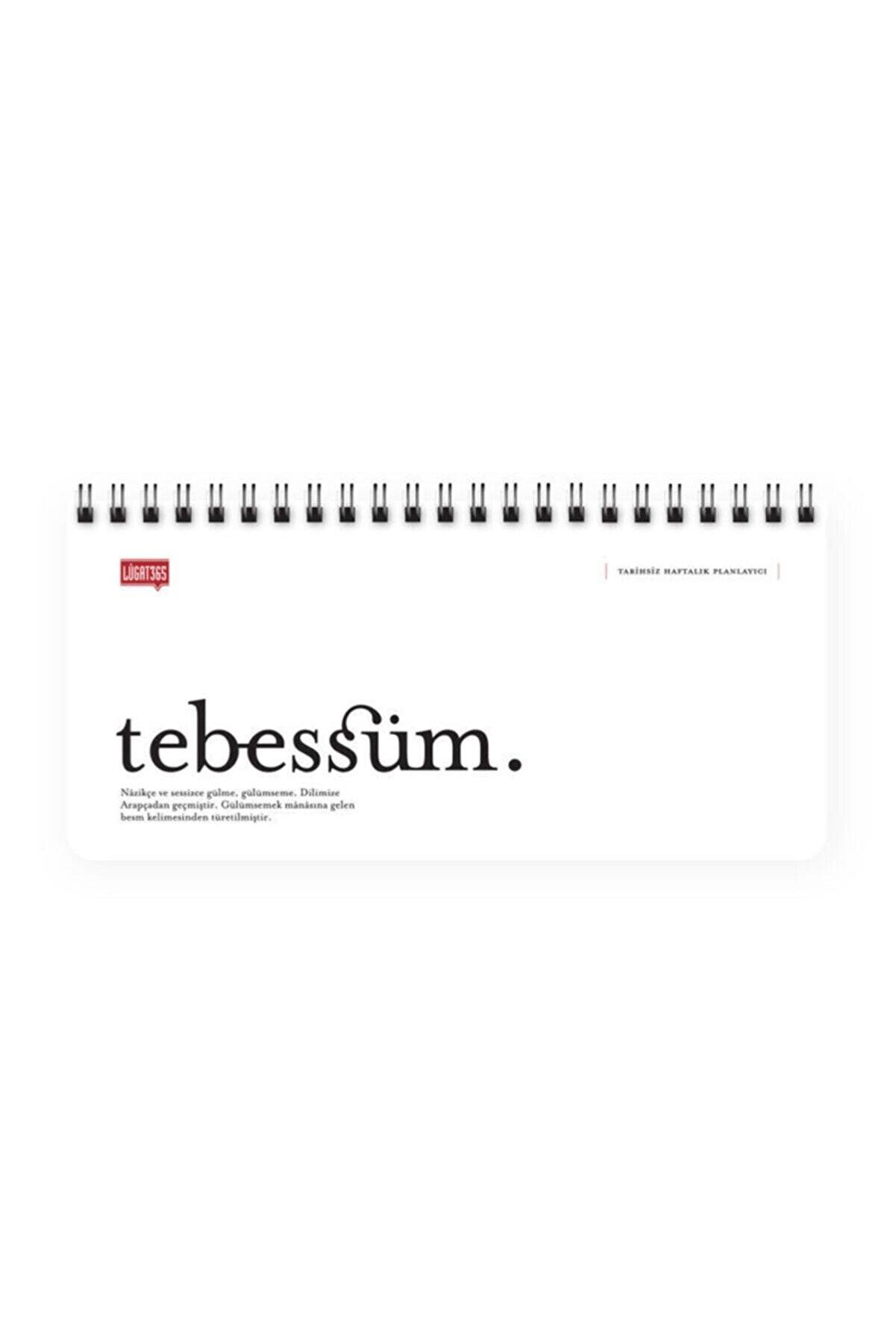 Keskin Color Spiralli Planner Tebessüm Lugat365 13x27 Cm