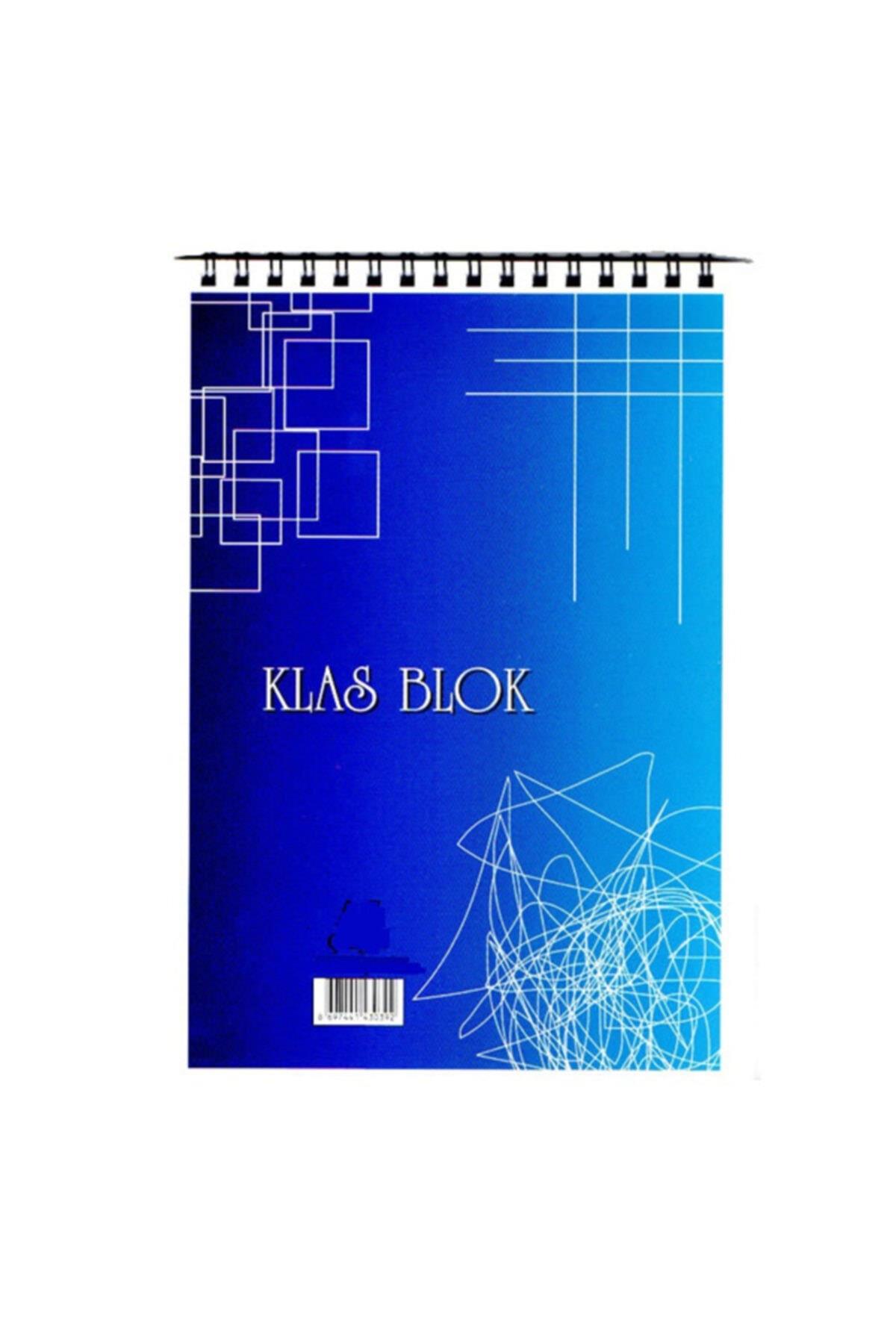 Klas Bloknot Spiralli Plastik Kapak Kareli 72 Yaprak A6 (12 Li Paket)