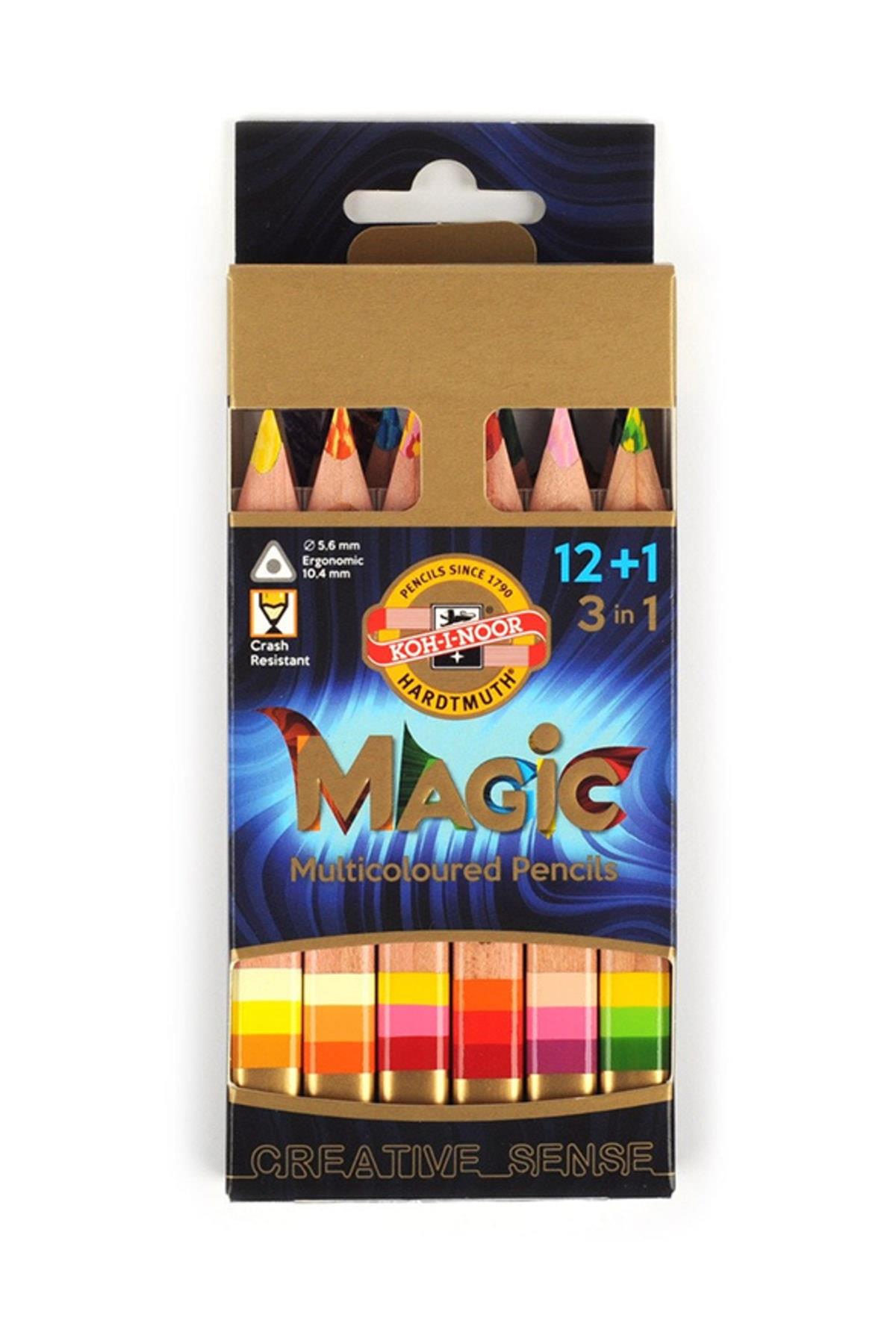 Koh-i-Noor Kohinoor Magic Jumbo Sihirli Kuruboya Kalem Seti 12 Li