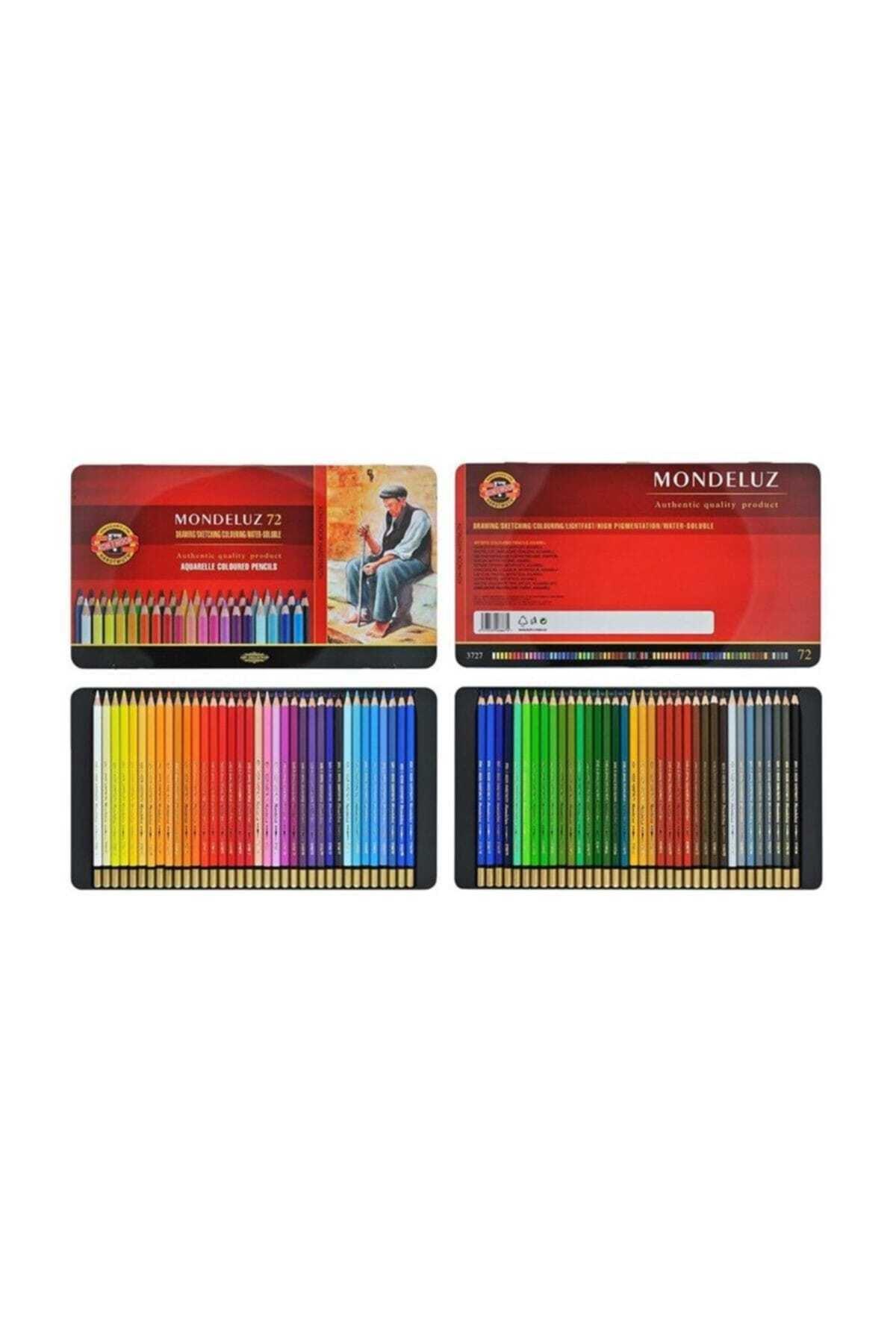 Koh-I Noor Mondeluz Aquarell Boya Kalemi 72 Renk Metal Kutu