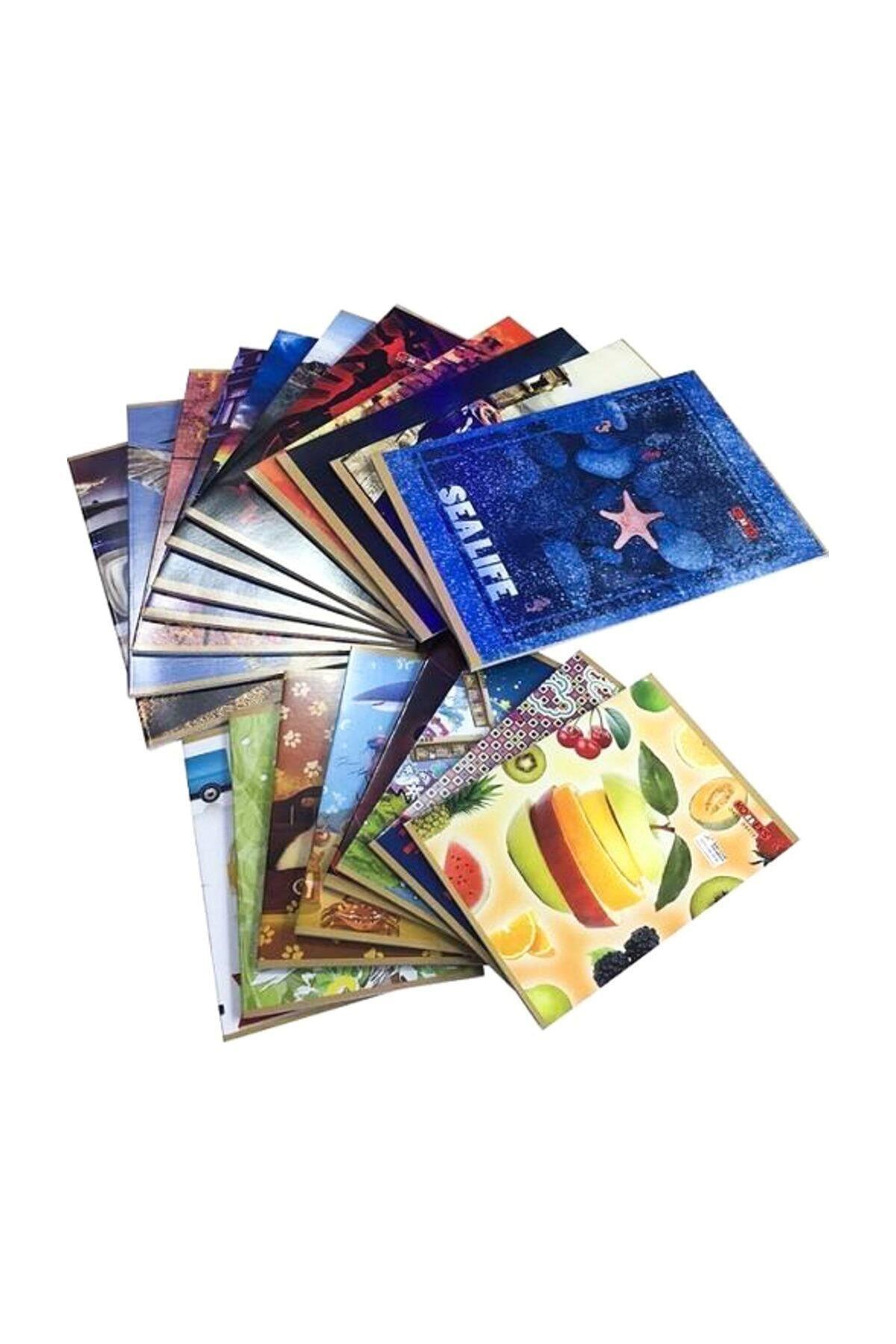 Komeks Dikişli Karton Kapak Çizgili 120 Yaprak A4 Haritametod Defter (6 Lı Paket)