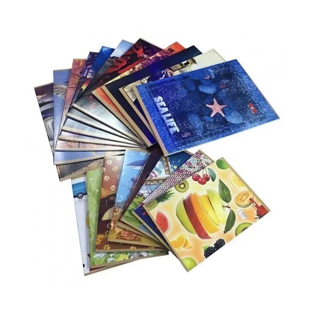 Komeks Dikişli Karton Kapak Kareli 40 Yaprak A4 Haritametod (120 Li Paket)
