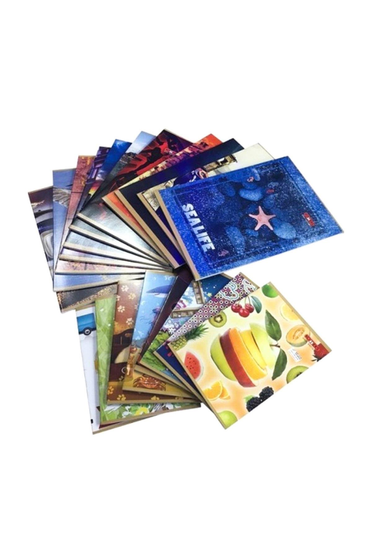 Komeks Spiralli Defter Plastik Kapak 5+2 Seperatörlü Kareli-Çizgili 280 YP A4
