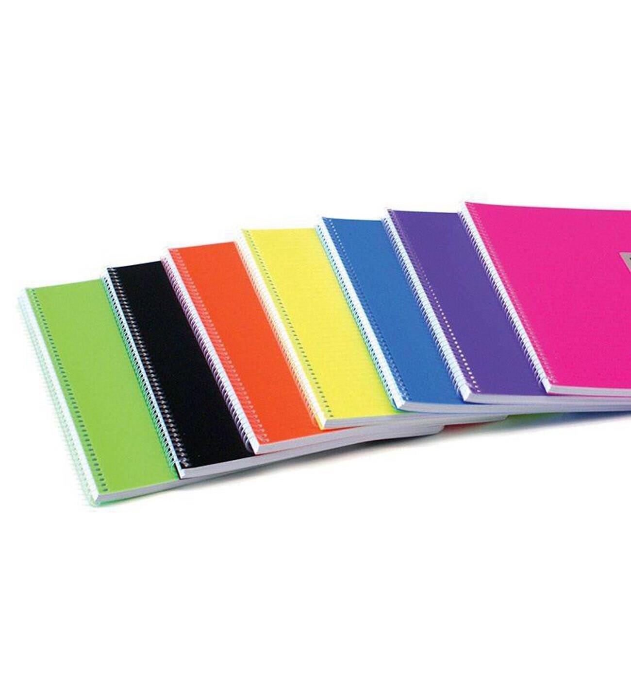 Komeks Spiralli Defter Plastik Kapak Kareli 60 Yaprak A4 Haritametod 12 Li