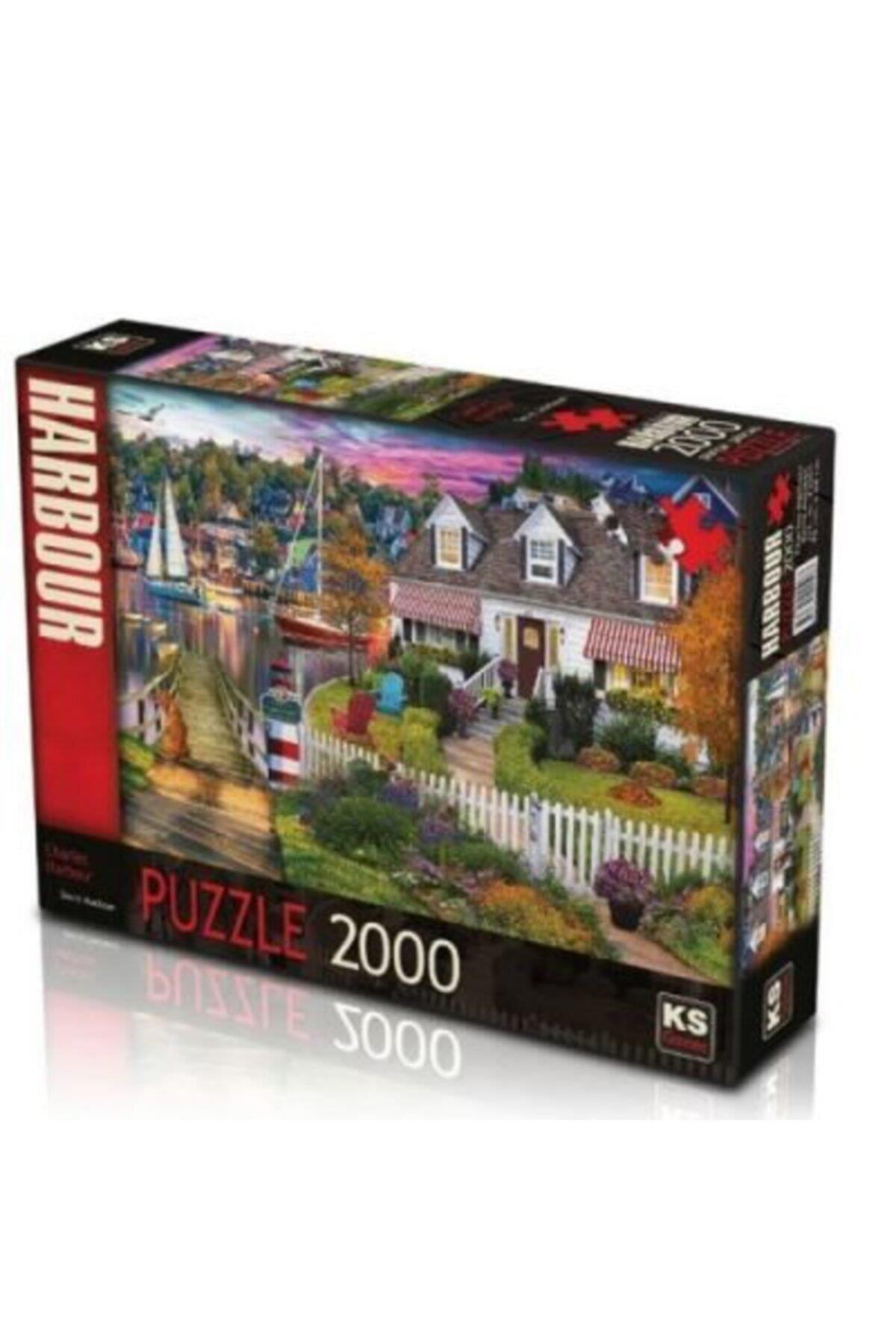 Ks Games Charles Harbour 2000 Parça Puzzle