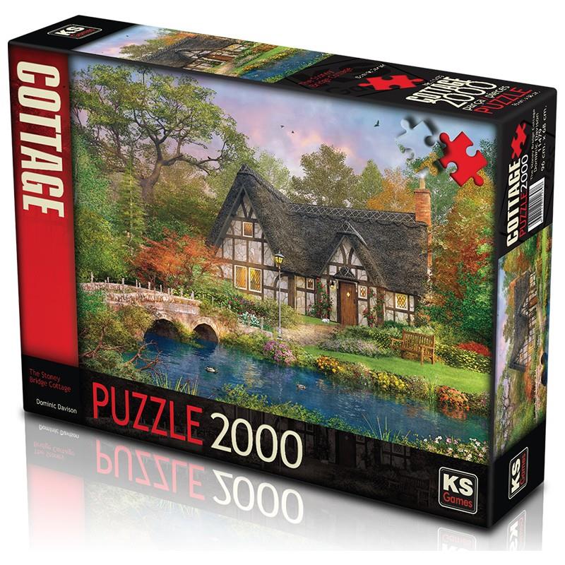Ks Games Puzzle 2000 Parça The Stoney Brıdge Cottage 11479