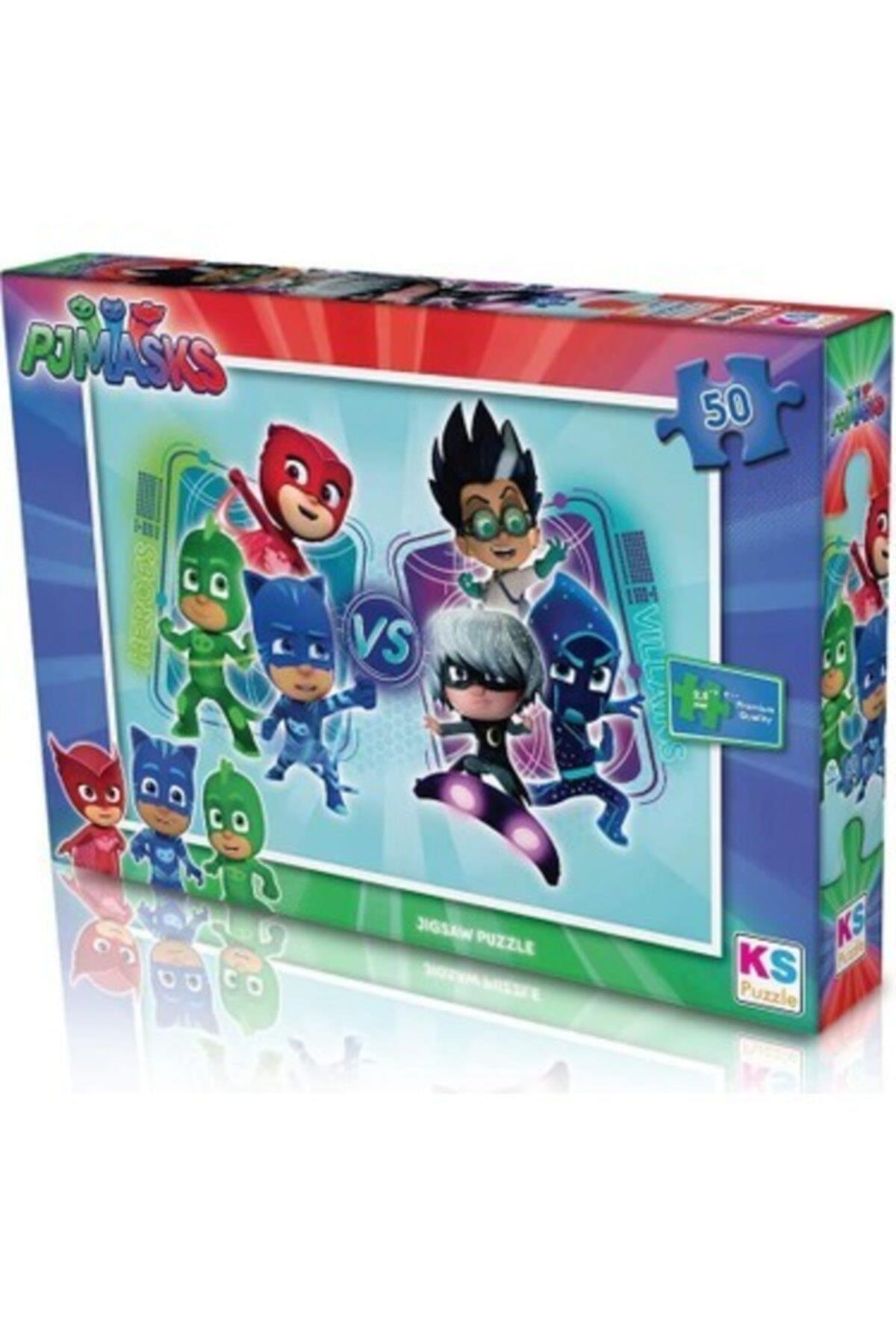 Ks Games Puzzle 50 Parça Pjmasks Çocuk Puzzle