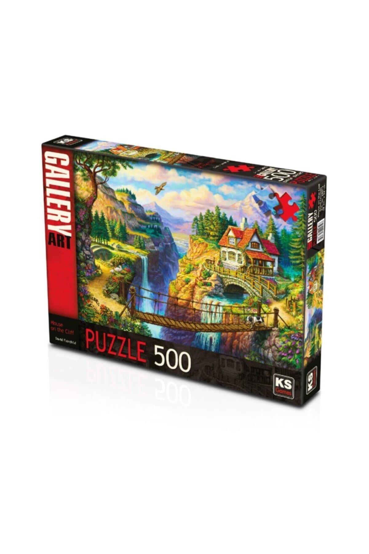 Ks Games House On The Cliff 500 Parça Puzzle