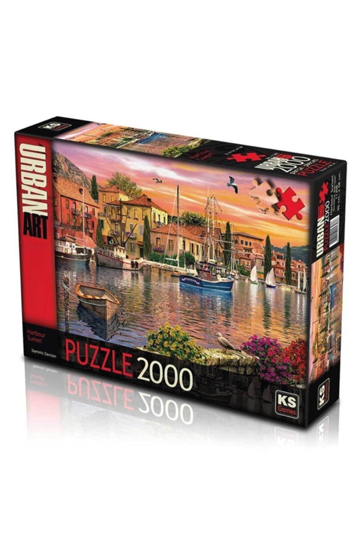 Ks Games Puzzle Harbour Sunset Dominic Davison 2000 Parça Puzzle