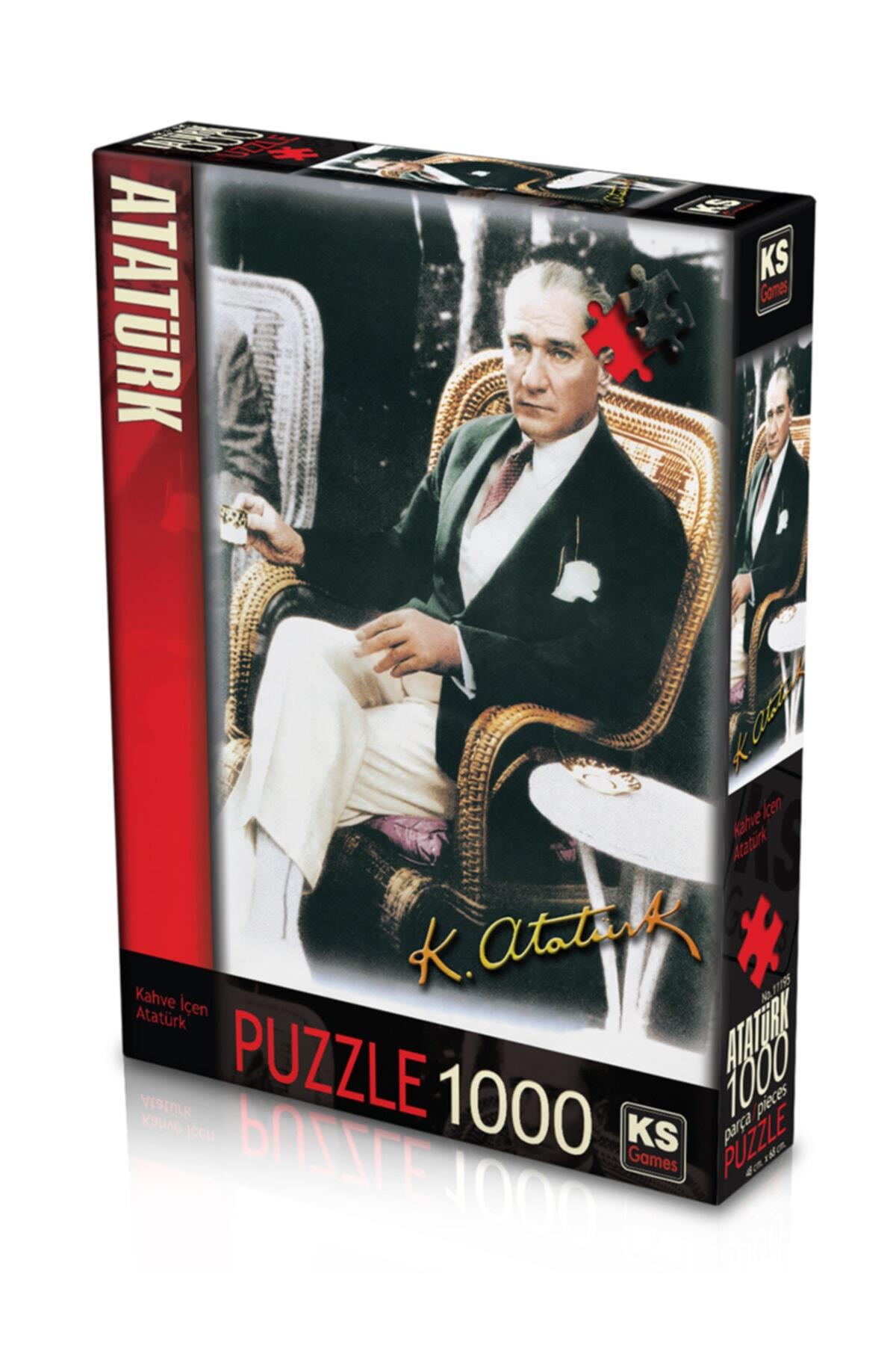 Ks Games Puzzle Kahve İçen Atatürk 1000 Parça Puzzle