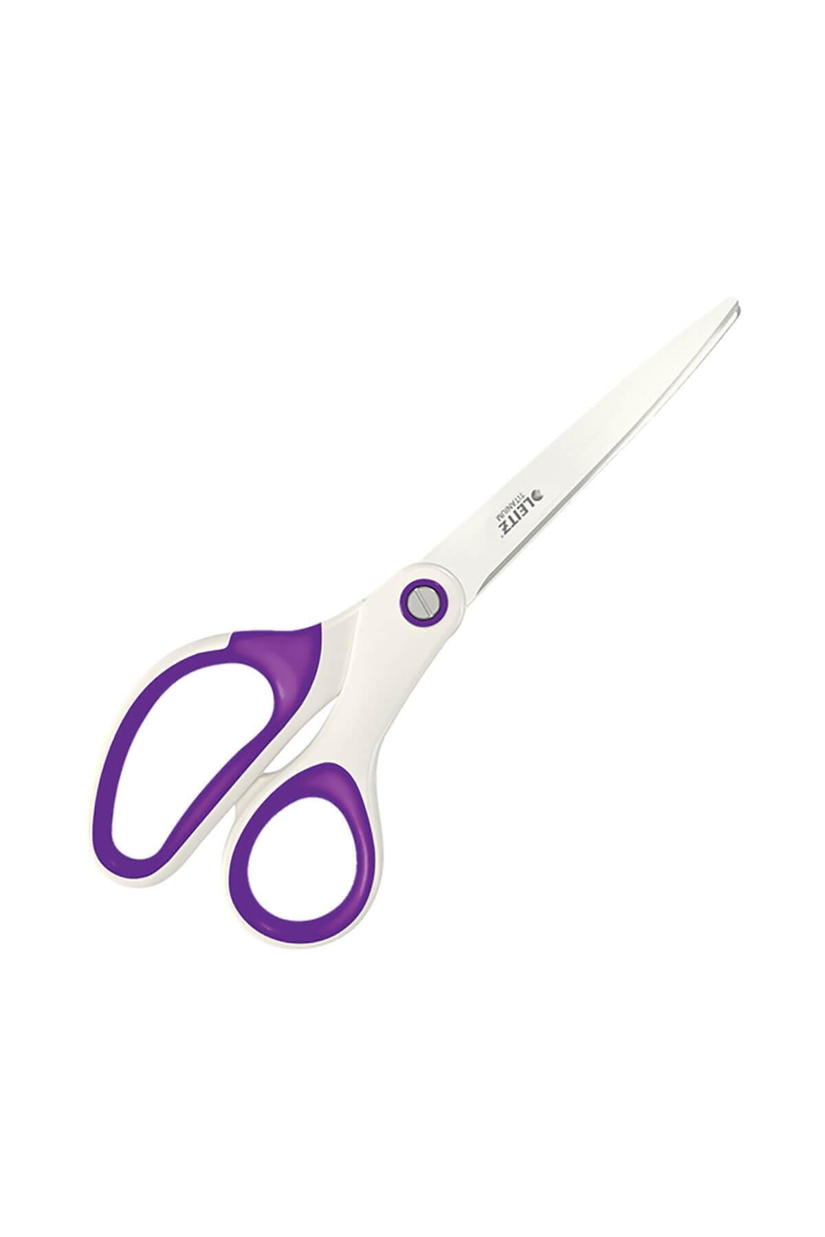 Leitz Makas Wow 205 Mm Blisterli Metalik Mor Büro Makası
