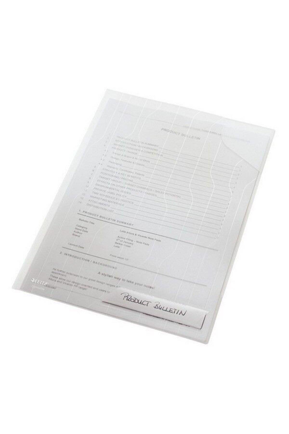 Leitz L Tipi Dosya Combifile Genişleyebilen Dosya Şeffaf 5 Adet (1 Paket 5 Adet)
