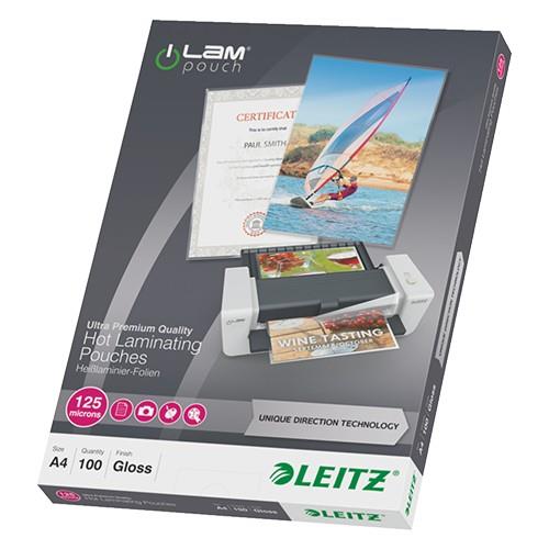 Leitz Laminasyon Filmi A4 125 Micron 100 Lü (100 Lü Paket)