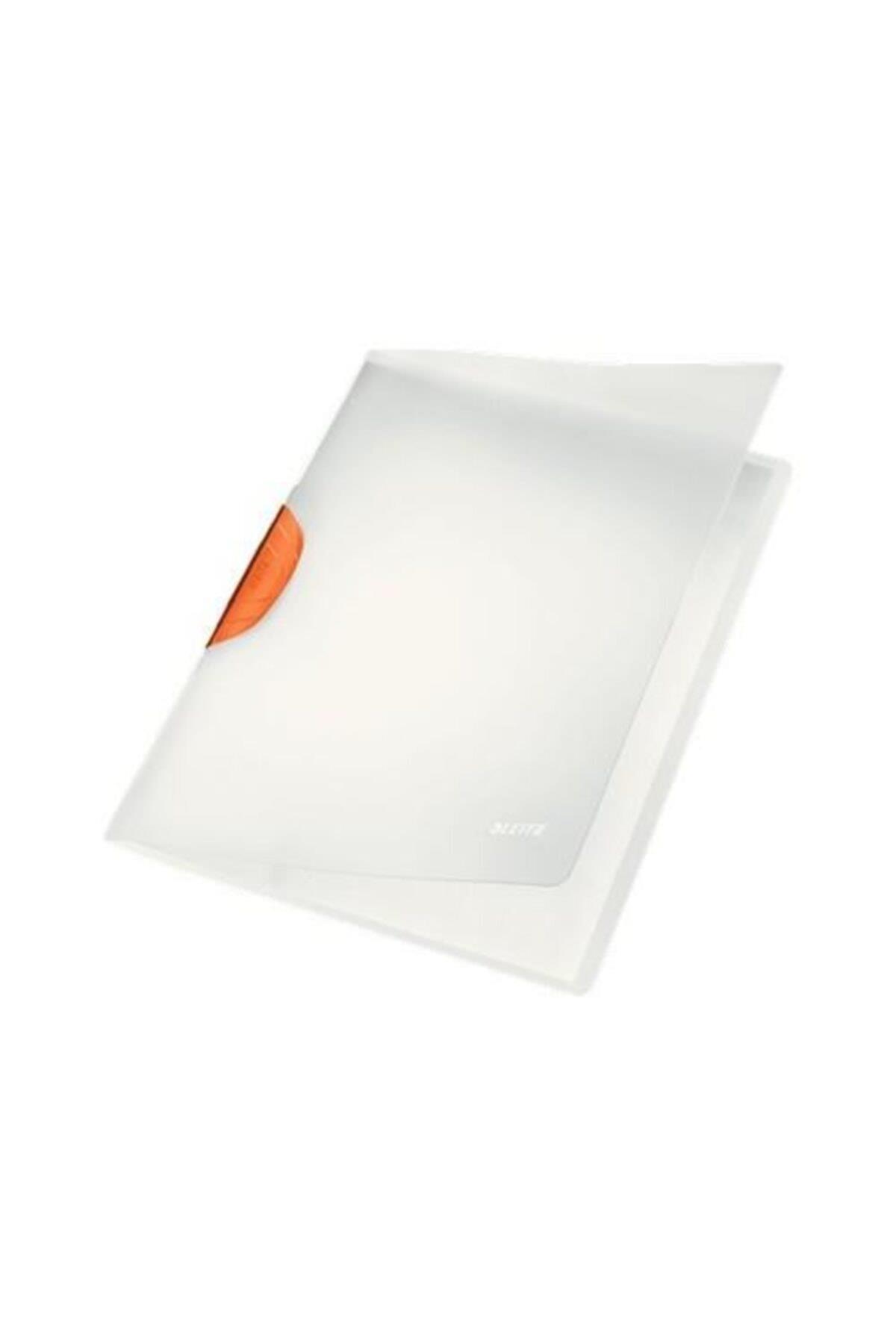 Leitz Sıkıştırmalı Dosya ColorClip Sırttan Klips 30 SY Turuncu 4174-00-45