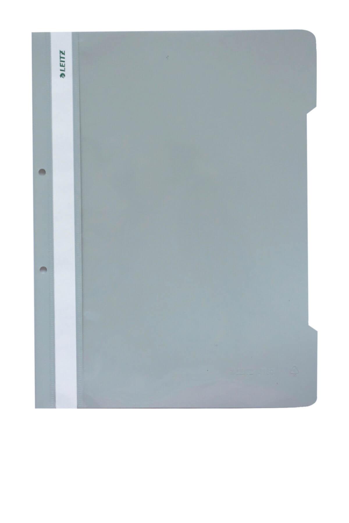 Leitz Telli Dosya Plastik Gri L-4189 (50 Li Paket)