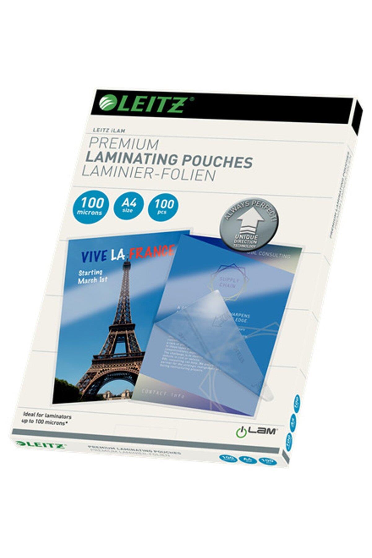 Leitz Udt Laminasyon Poşeti A4 100 Mikron 100 Adet Şeffaf