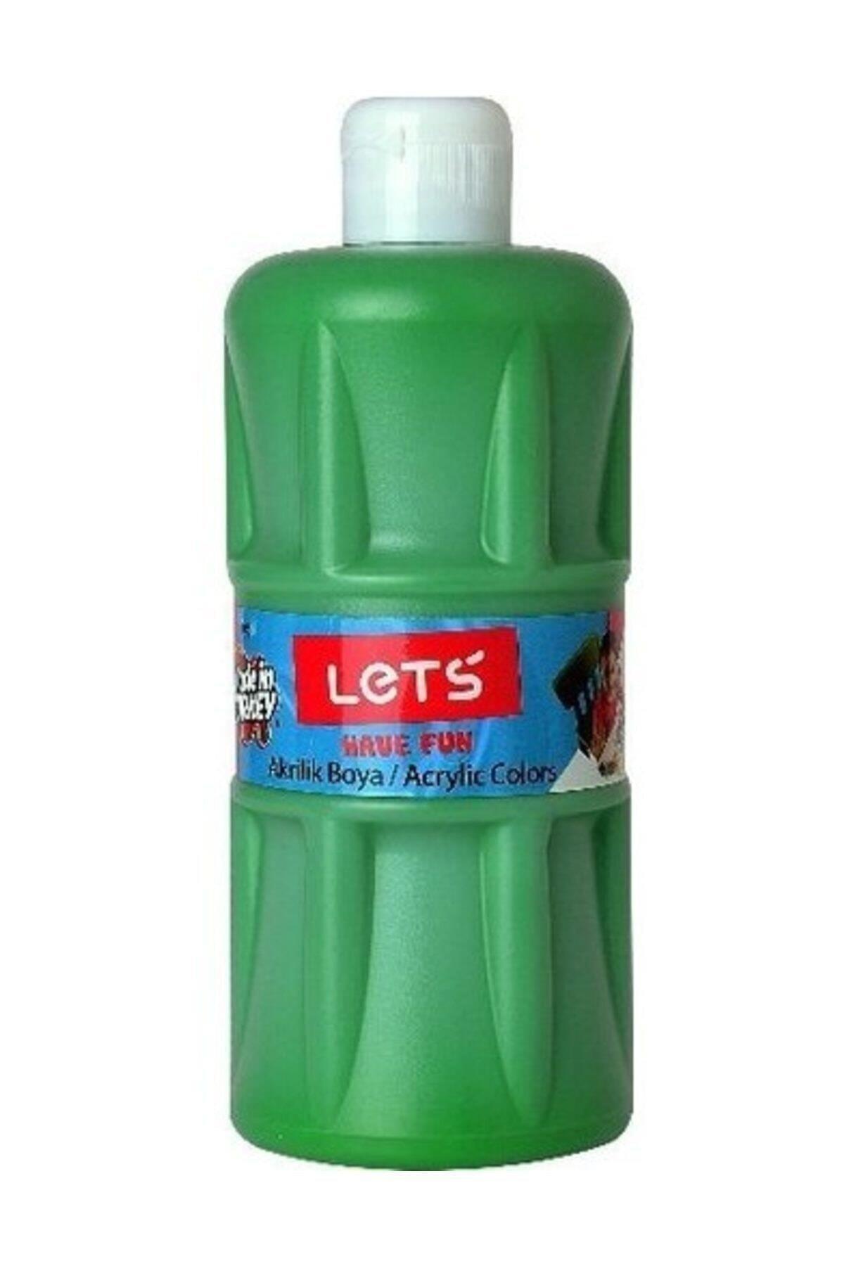 Lets Akrilik Boya 500 ML Yeşil Akrilik Boya