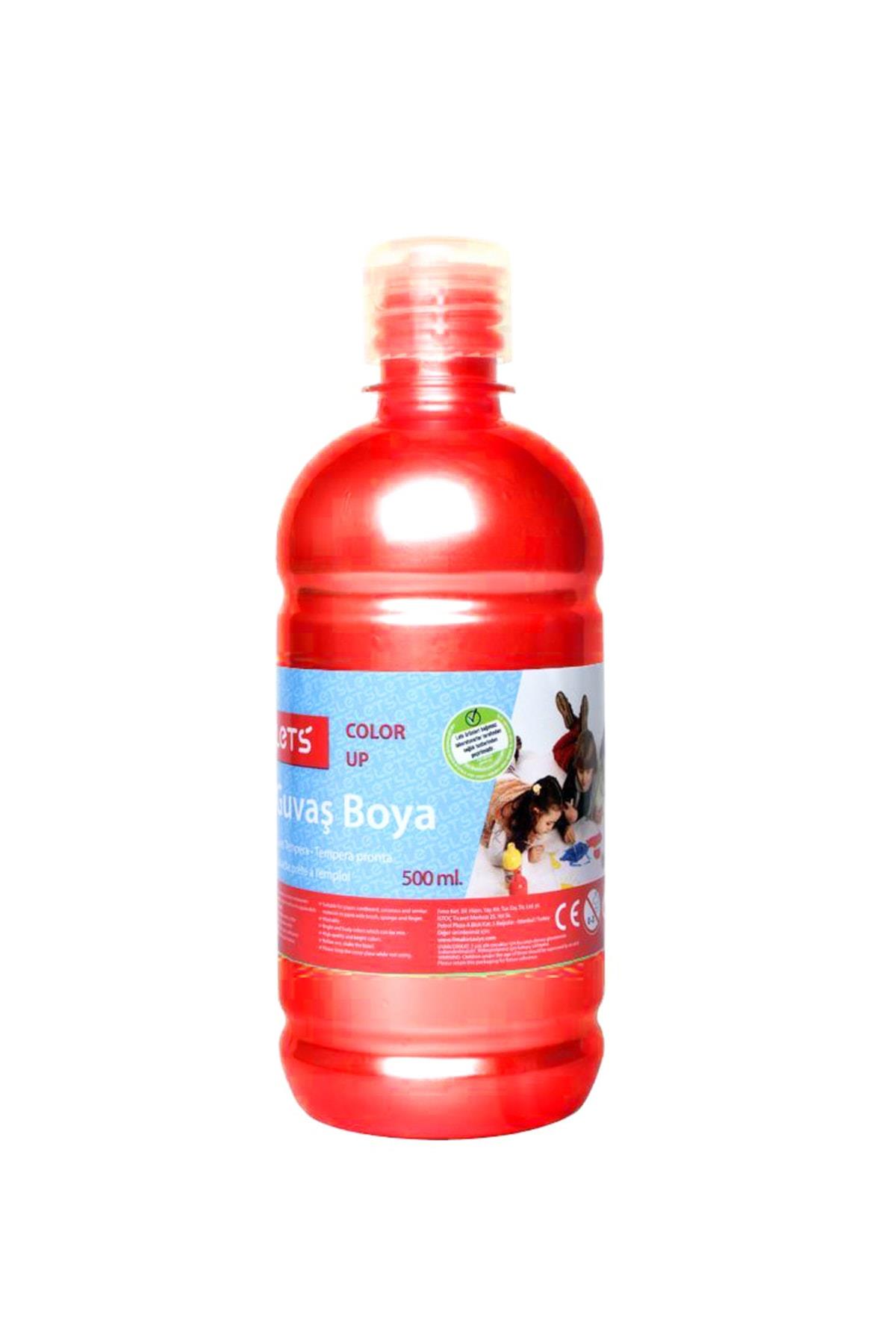 Lets Guaj Boya 500 ML Plastik Kırmızı L-5103