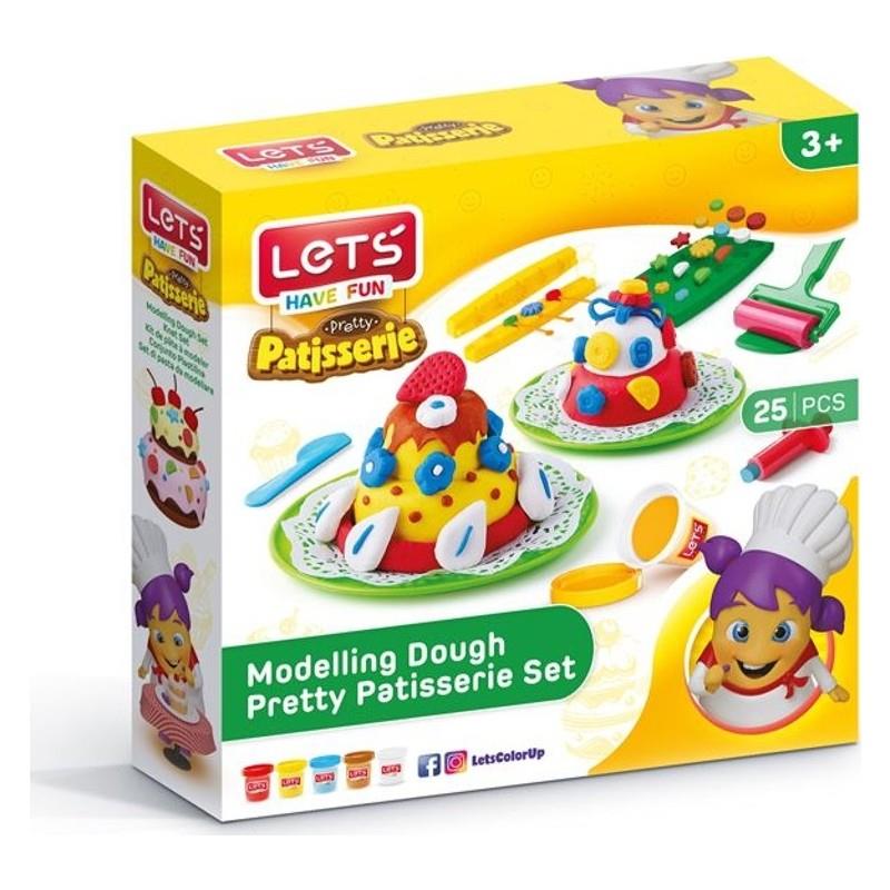Lets Oyun Hamuru Pastane Seti 75 GR 25 Parça L-8492