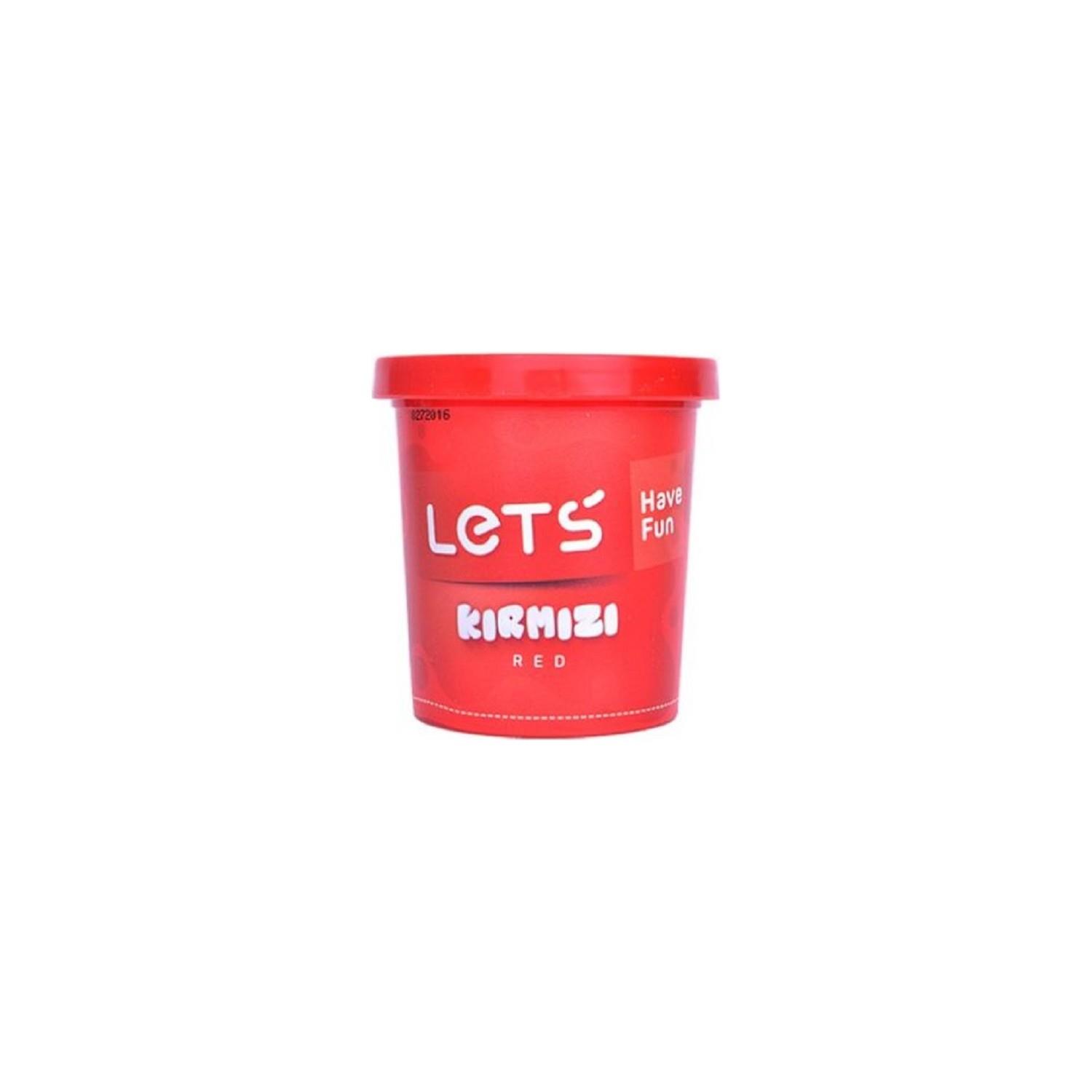 Lets Oyun Hamuru Tek Renk 150 GR Kırmızı Oyun Hamuru