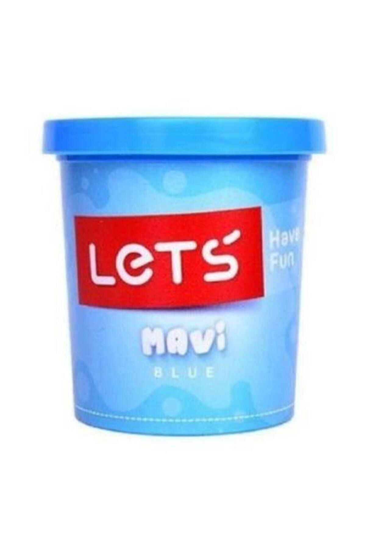 Lets Oyun Hamuru Tek Renk 150 GR Mavi Oyun Hamuru