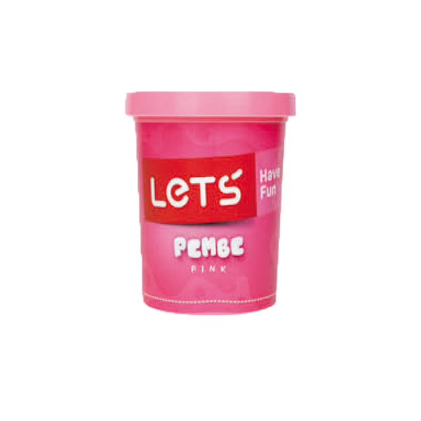 Lets Oyun Hamuru Tek Renk 150 GR Pembe Oyun Hamuru
