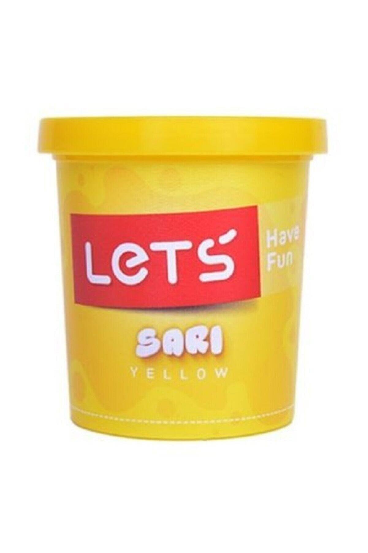 Lets Oyun Hamuru Tek Renk 150 GR Sarı Oyun Hamuru