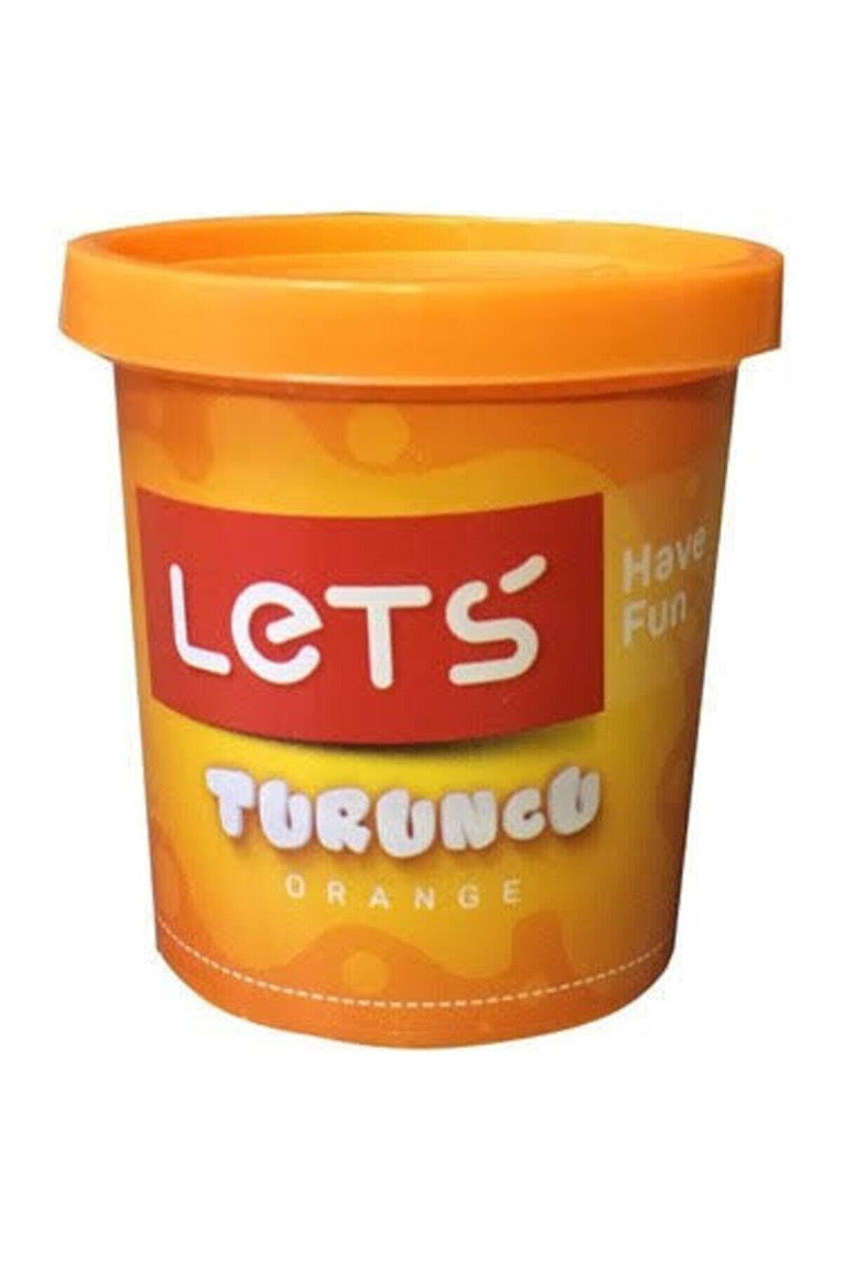 Lets Oyun Hamuru Tek Renk 150 GR Turuncu Oyun Hamuru