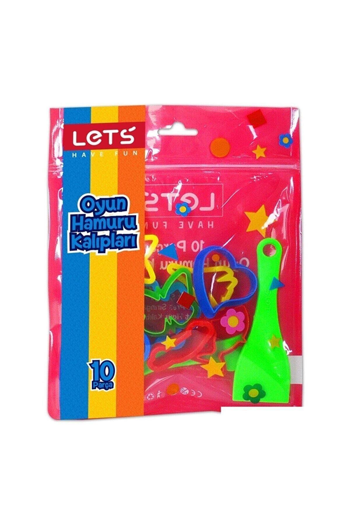 Lets Oyun Hamuru Kalıbı 10 Parça Oyun Hamuru Kalıbı