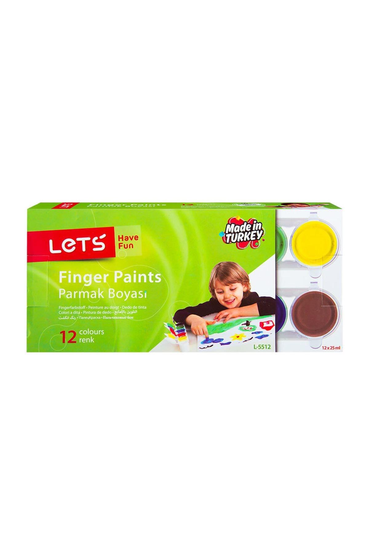 Lets Parmak Boyası 25 ML 12 Renk L-5512