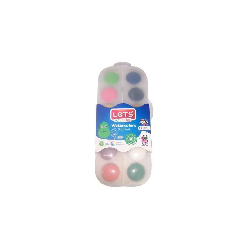 Lets Sulu Boya 12 Renk L-10414