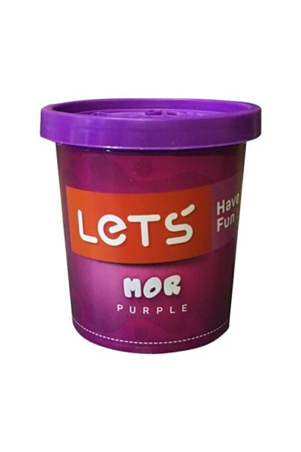 Lets Tek Renk Oyun Hamuru Mor 115 Gram Oyun Hamuru (Tekli)