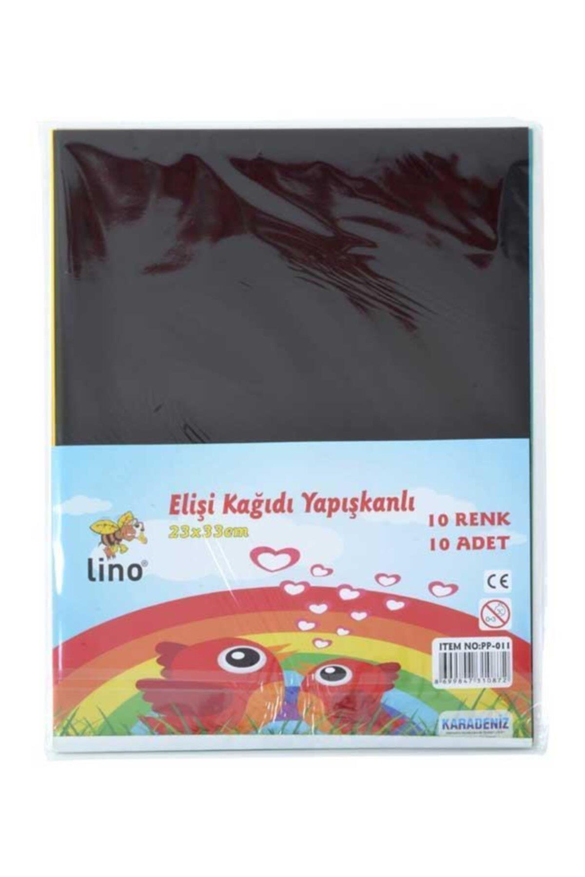 Lino Elişi Kağıdı Yapışkanlı 10 Lu 23x33 CM