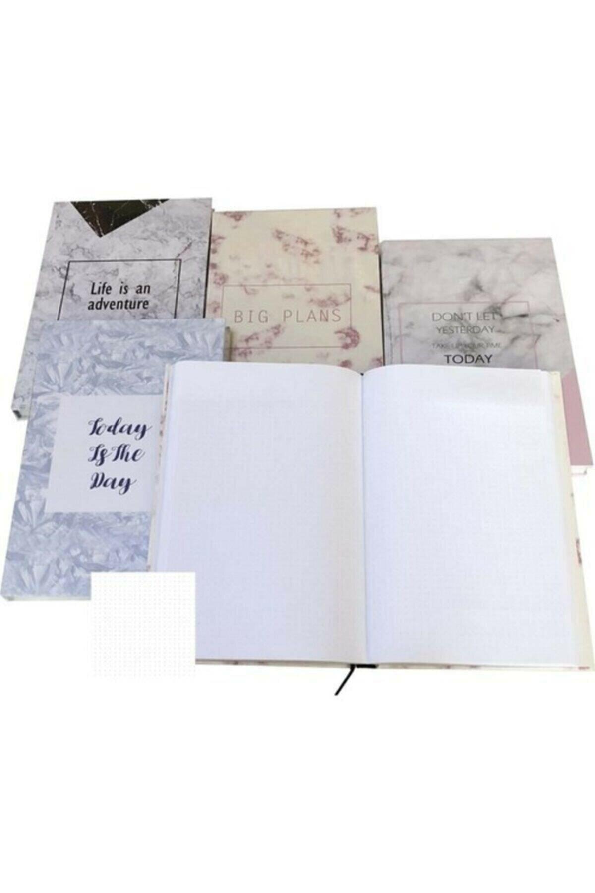 Liz Ofset Kapak Izometrik Noktalı Defter 17x24cm 144 Yaprak