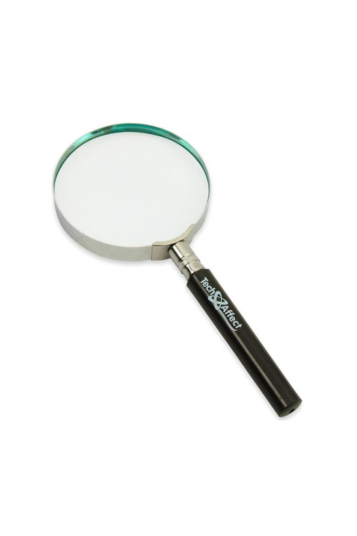 Magnifer Büyüteç Classic Siyah Metal Çerçeveli Saplı 50 MM