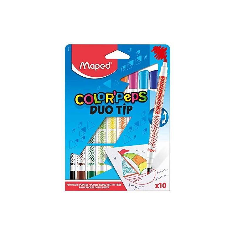 Maped Keçeli Boya Kalemi Peps Duo Tip 12 Renk 849010
