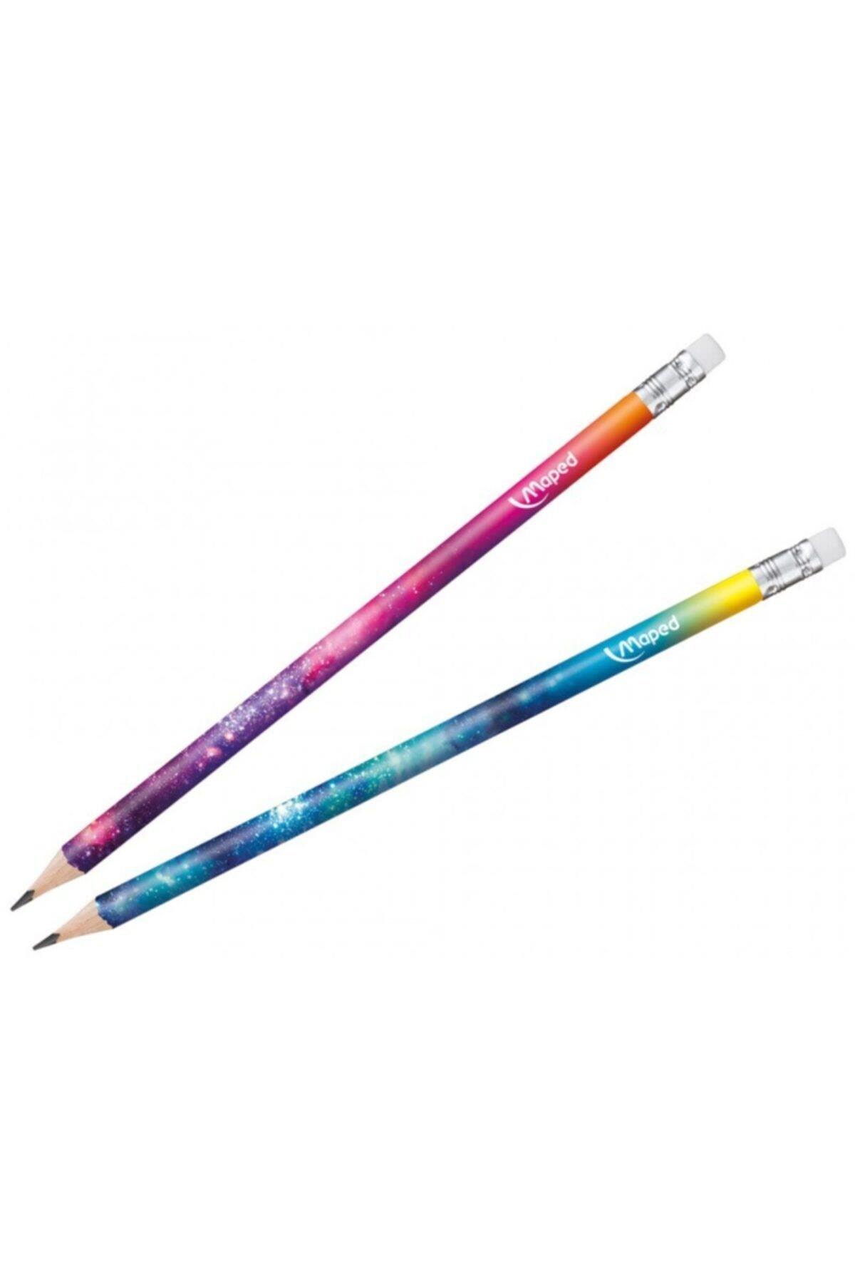 Maped Kurşun Kalem Cosmic Silgili Hb (12 Li Paket)