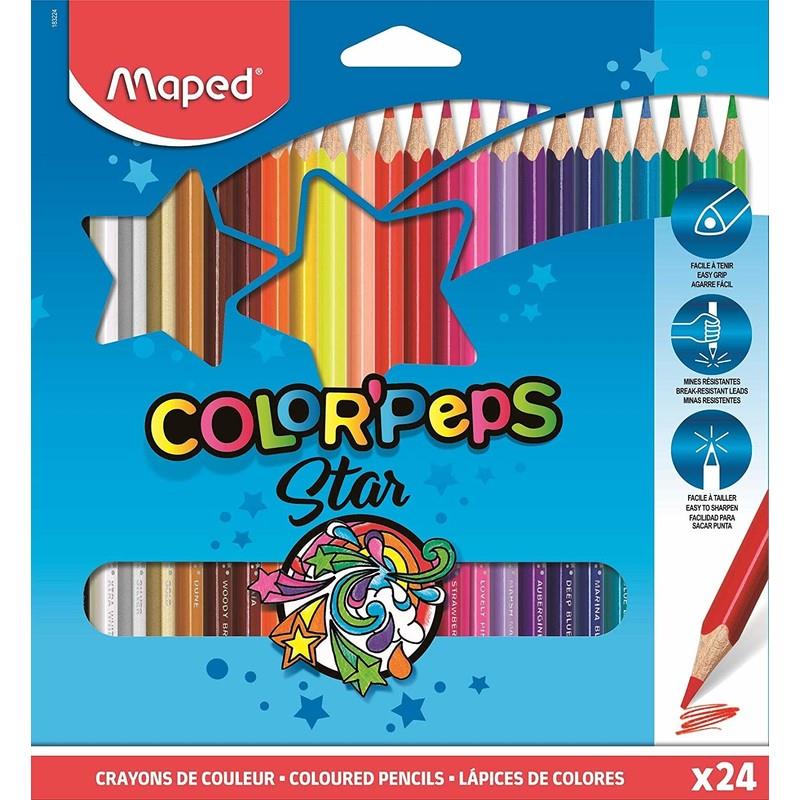 Maped Kuru Boya Color Peps 24 Renk 