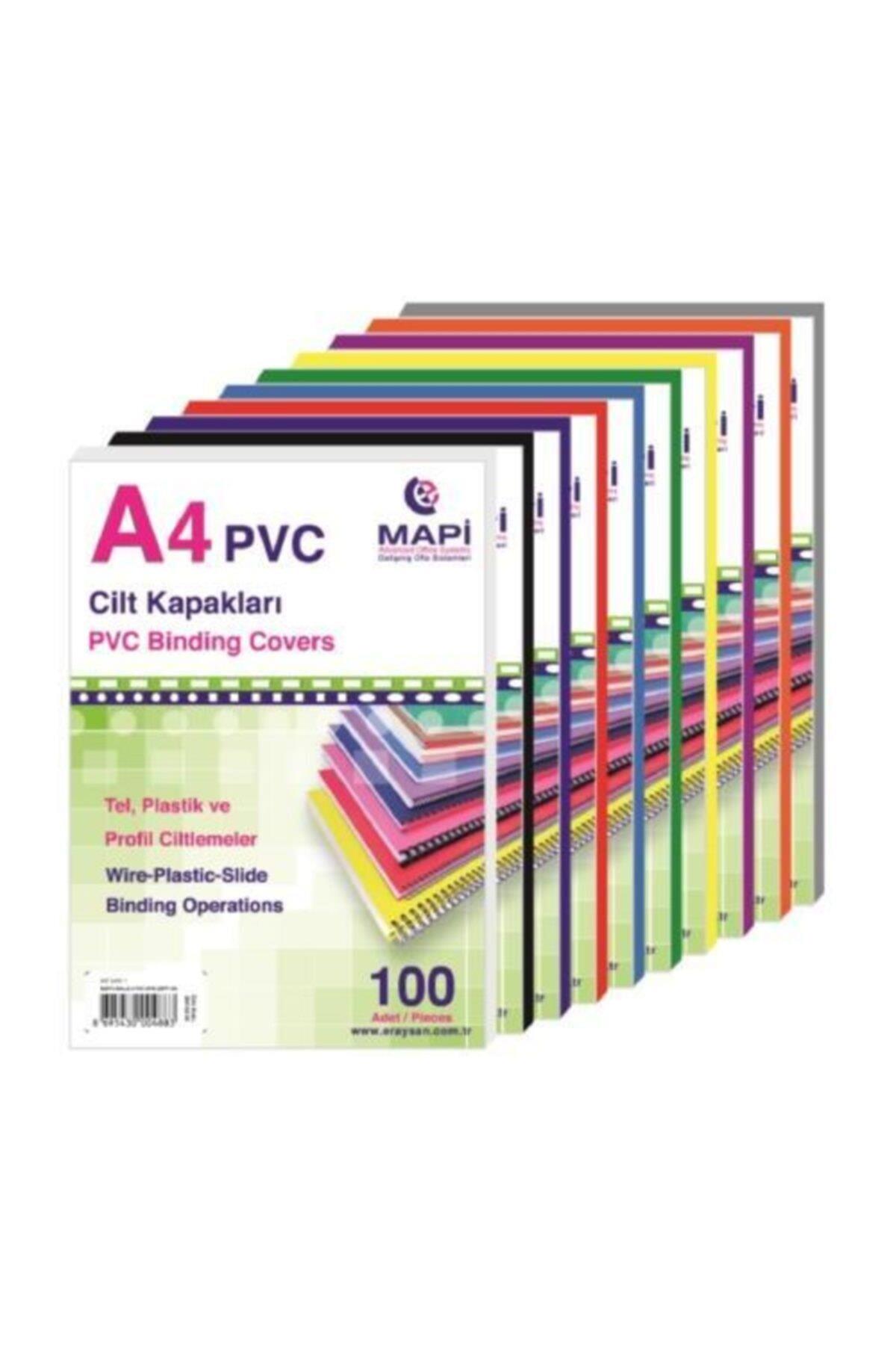 Mapi A-4 Cilt Kapağı 160 Mm Kırmızı 100 Lü (1 Paket 100 Adet)