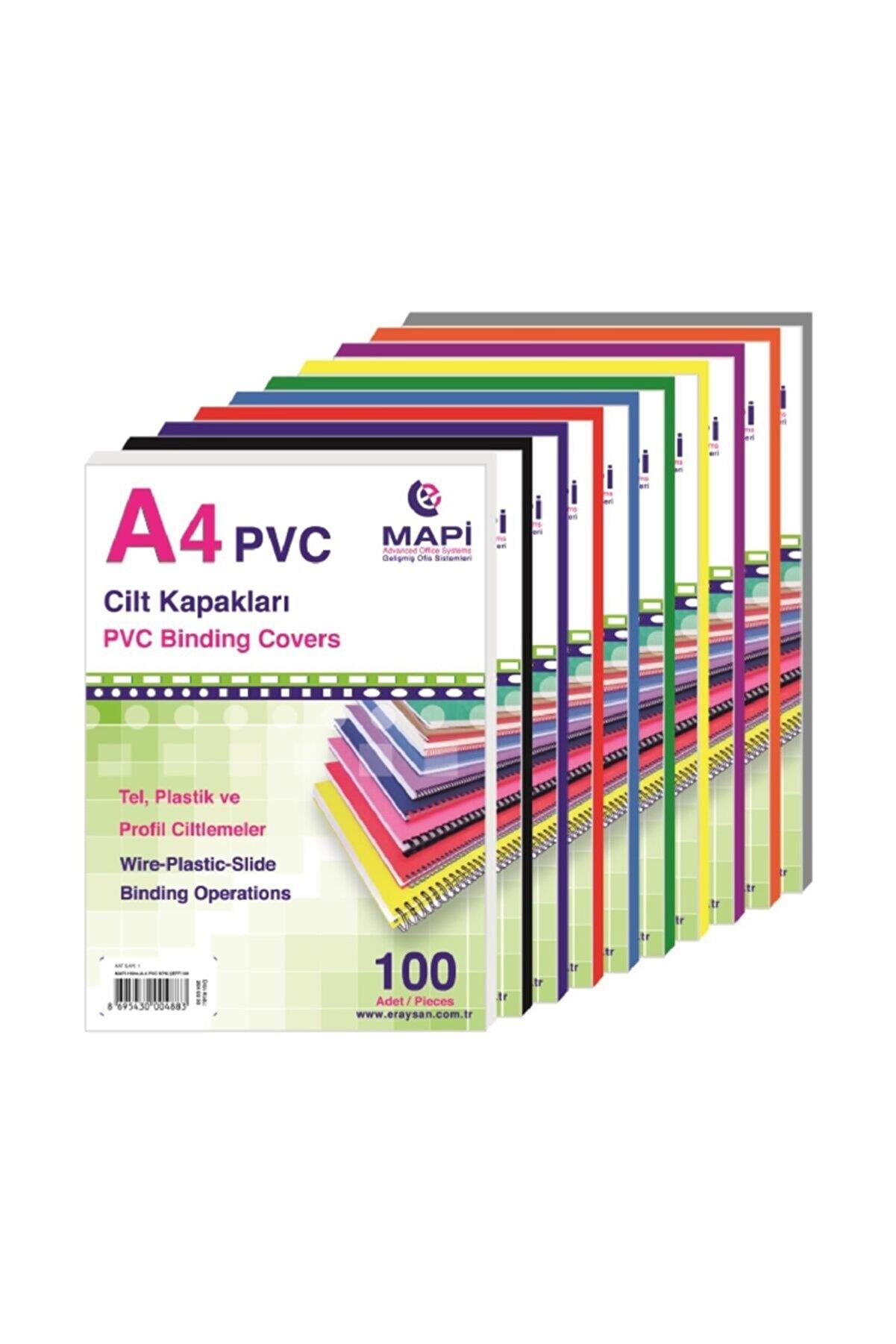 Mapi Cilt Kapağı Plastik Opak A4 450 Micron Beyaz (50 Li Paket)