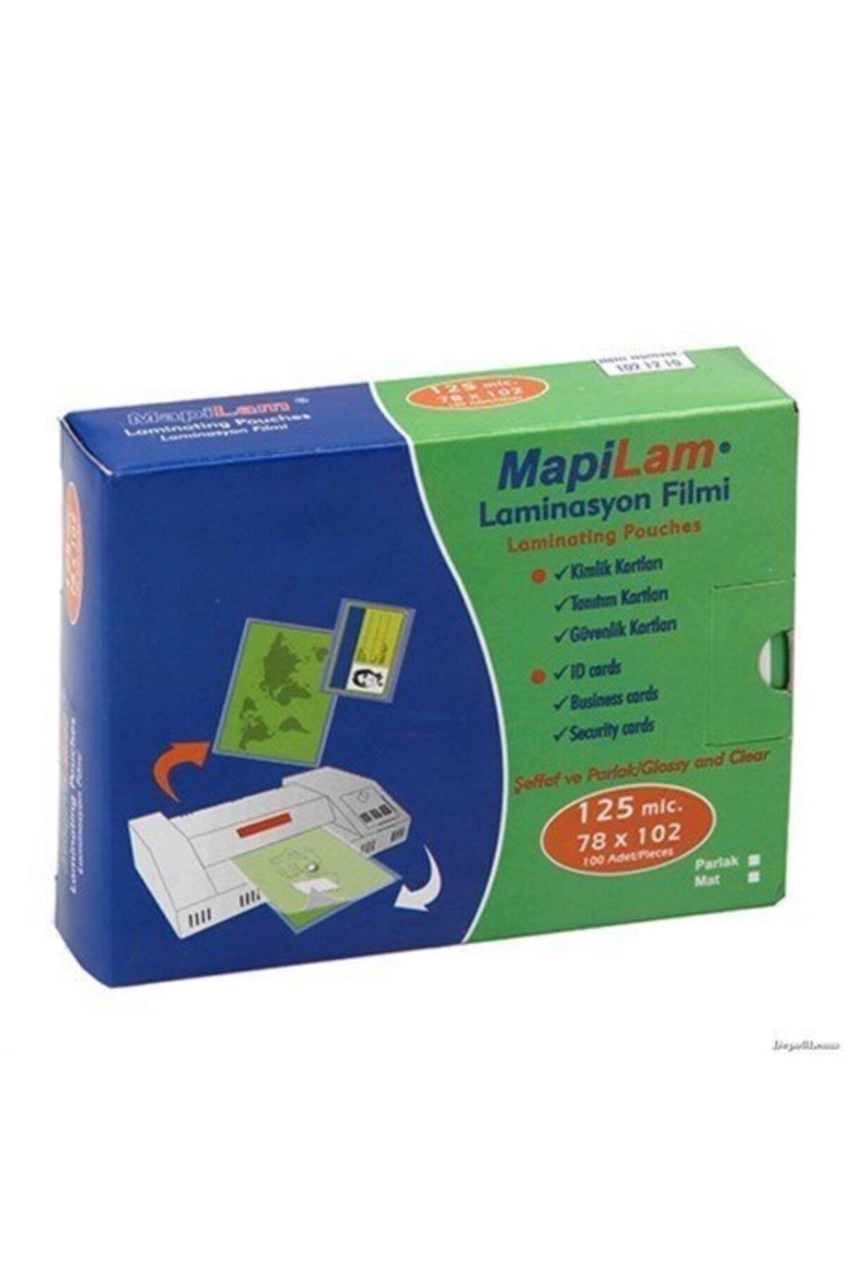 Mapi Laminasyon Filmi Parlak 78x 102 125 Micron (100 Lü Paket)
