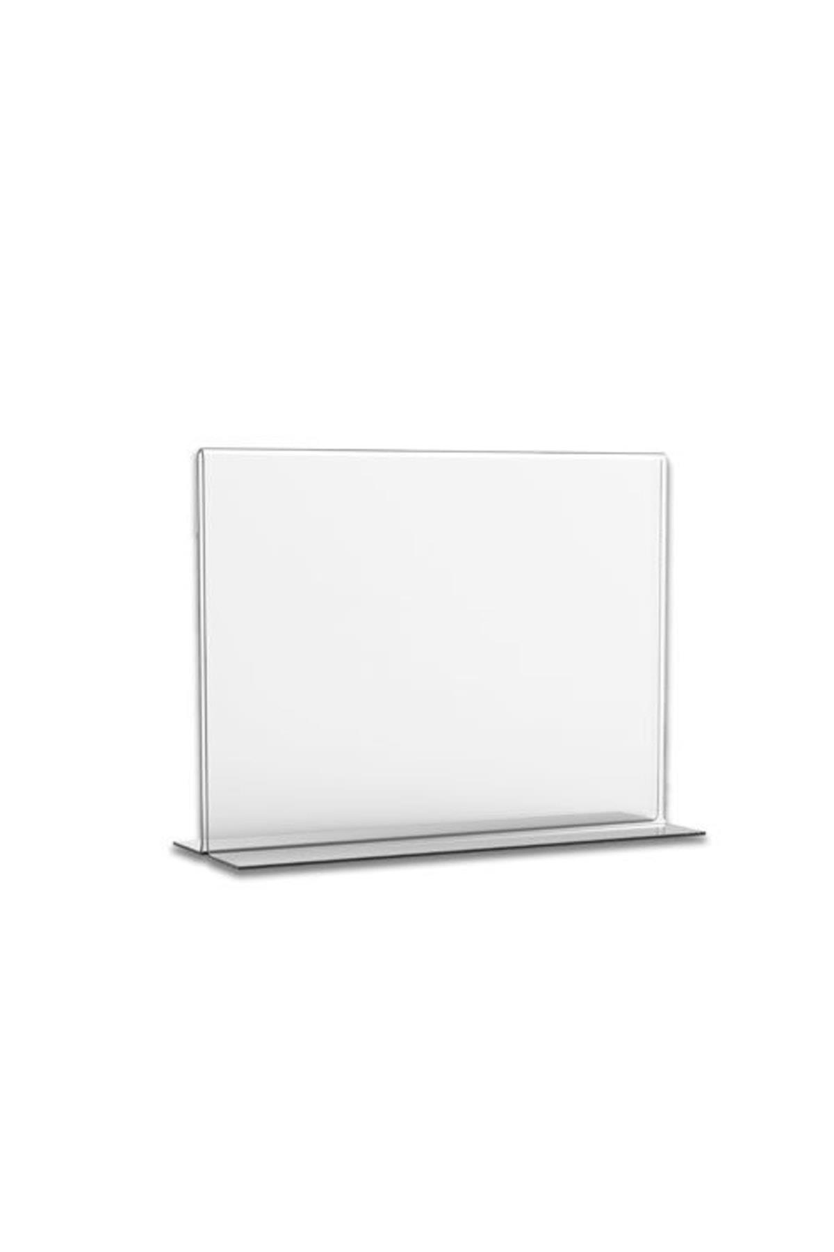 Mapi T Tipi Yatay Broşürlük Standı 210 x 105 Mm T Tipi Afiş Taşıyıcı