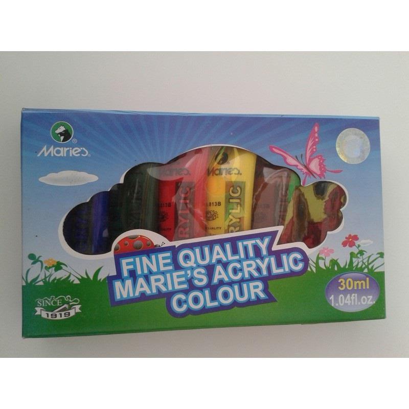 Maries Akrilik Boya 30 ML 6 Renk 81306B