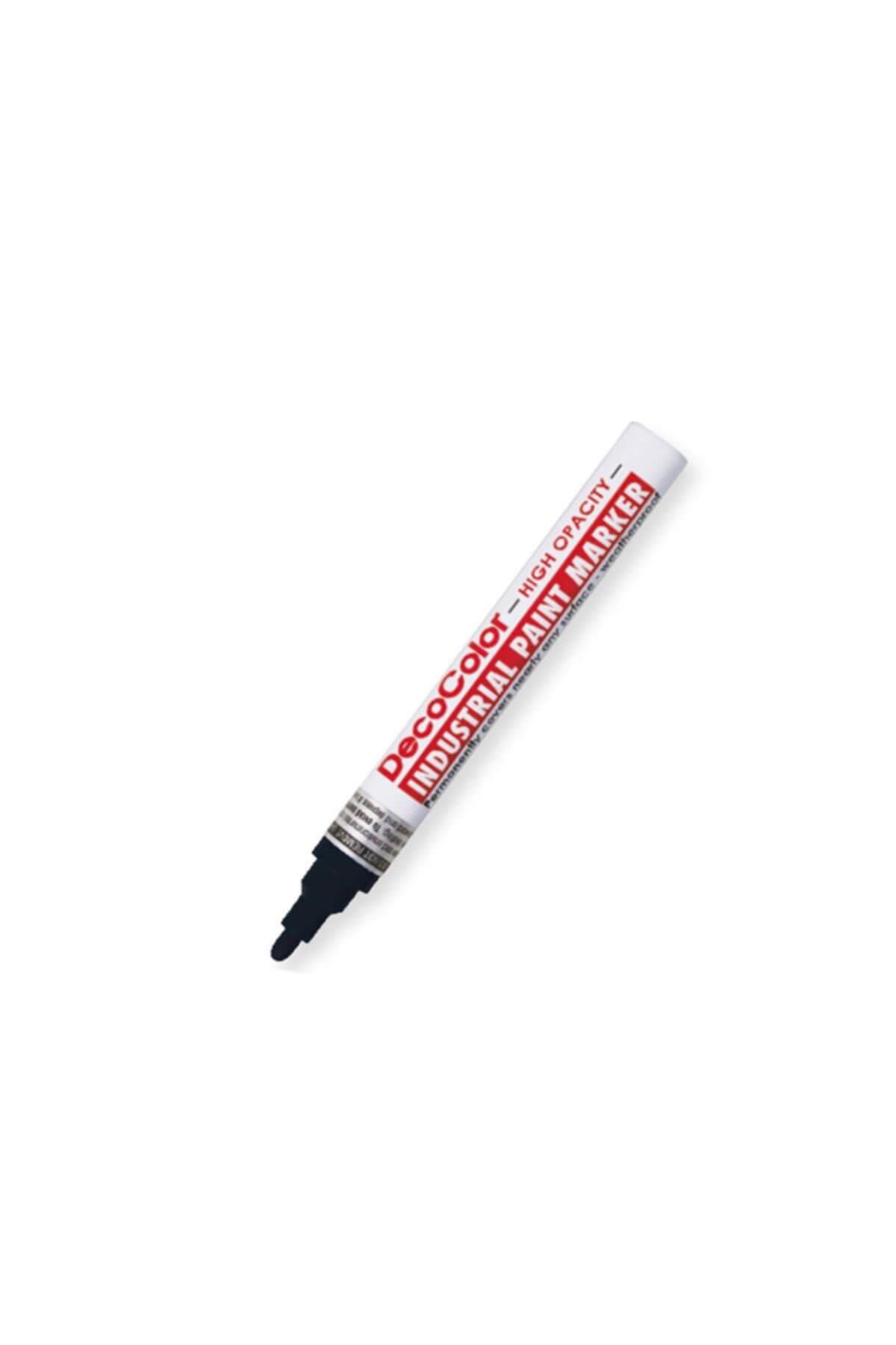 Marvy Markör İndustrıal Paint Suya Ve Isıya Dayanıklı Fiber Uç 4.5 MM Siyah 728