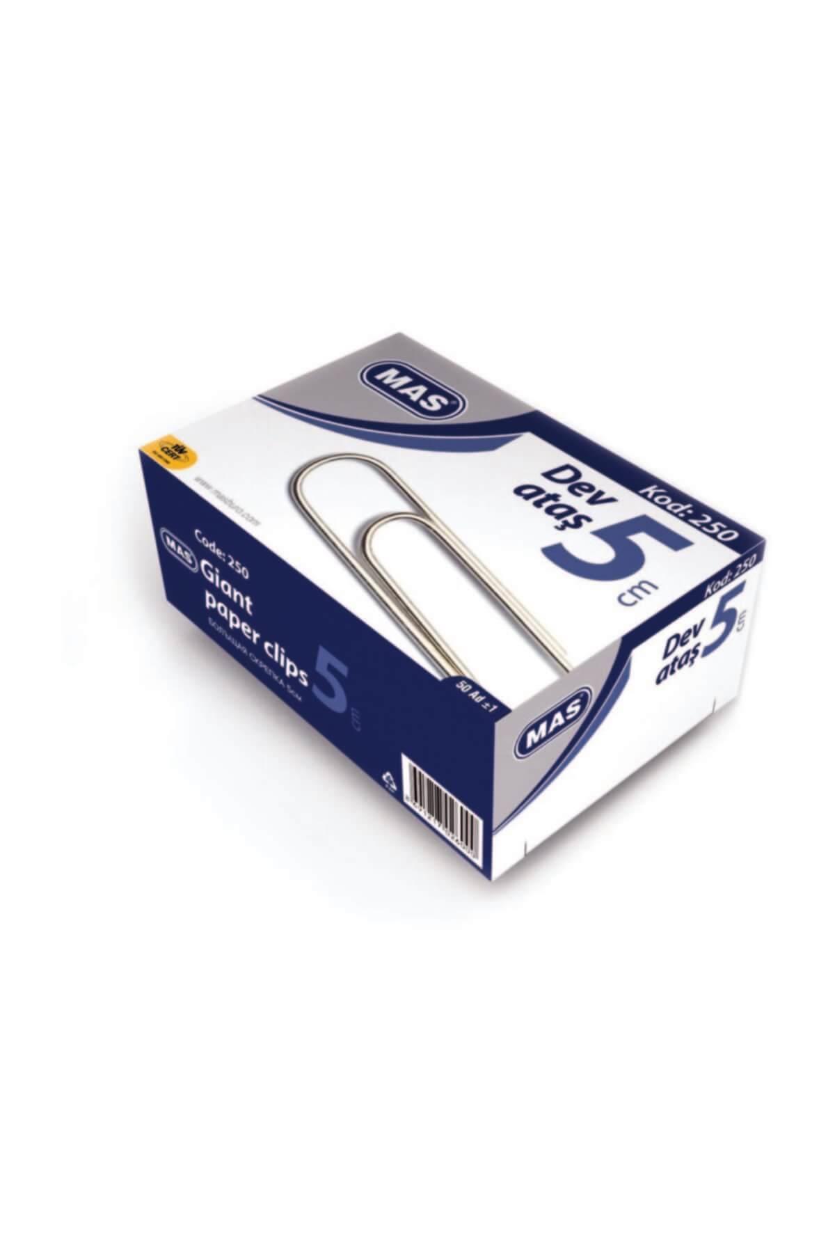 Mas Ataş Dev 5 CM Metal Büyük Ataş (1 Paket 18 Kutu)