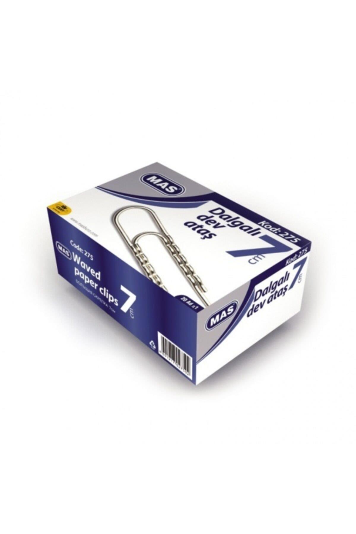 Mas Ataş Dev Dalgalı 70 MM Dalgalı Ataş (1 Paket 18 Kutu)