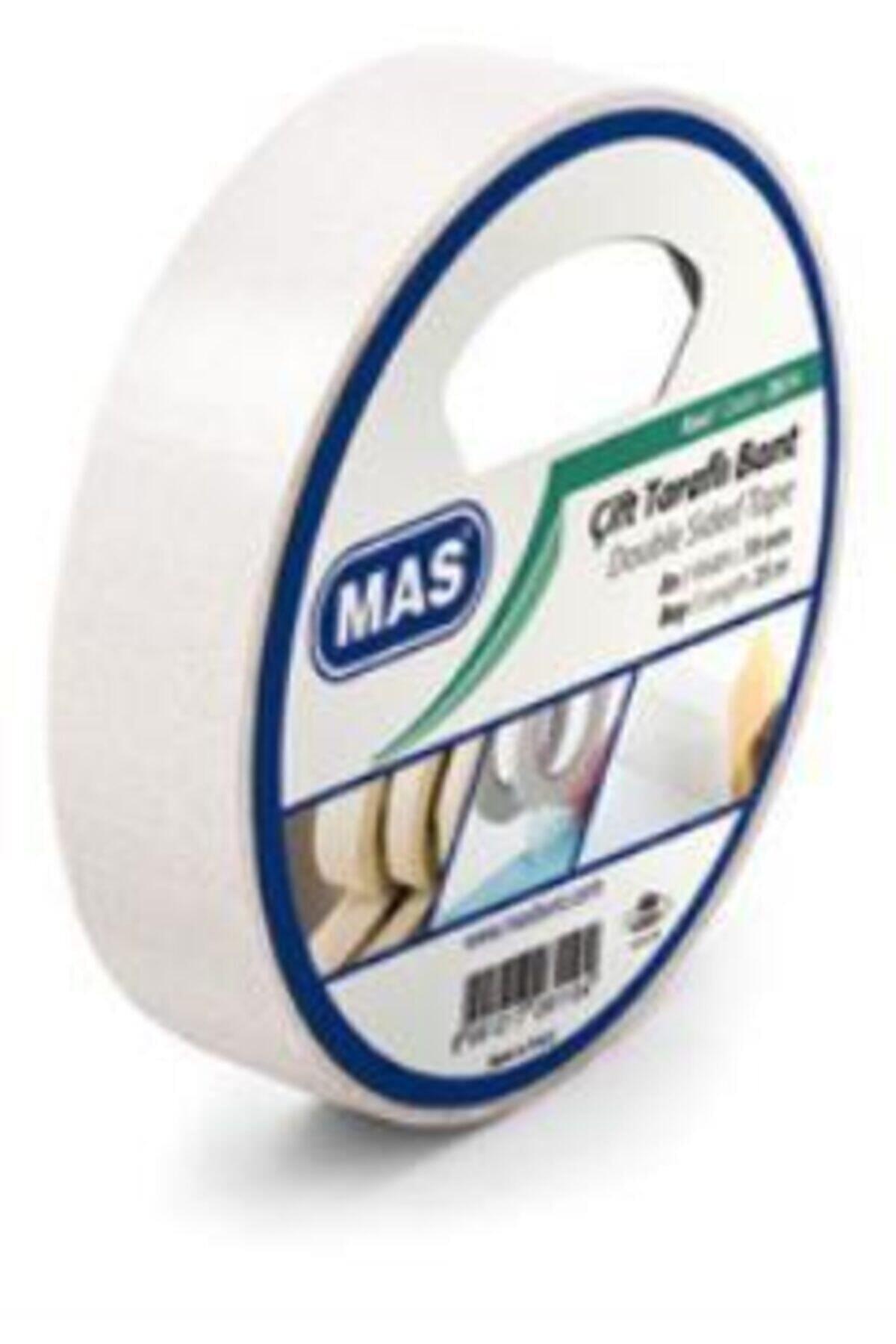 Mas Çift Taraflı Bant 38 mm x 25 Metre (1 Adet)