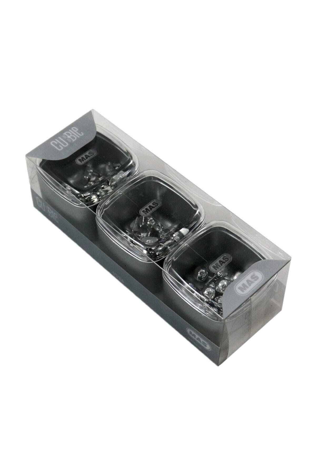 Mas Harita Çivisi 3 LÜ Set Cubbie Premium Silver 1334
