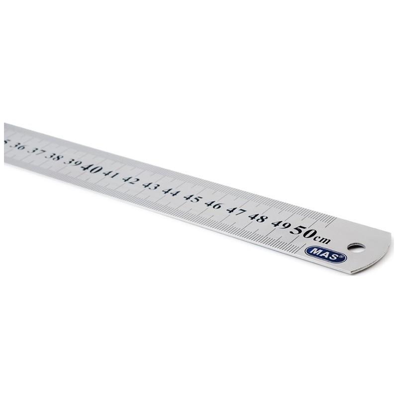 Mas Standart Cetvel Çelik 50 CM 2350