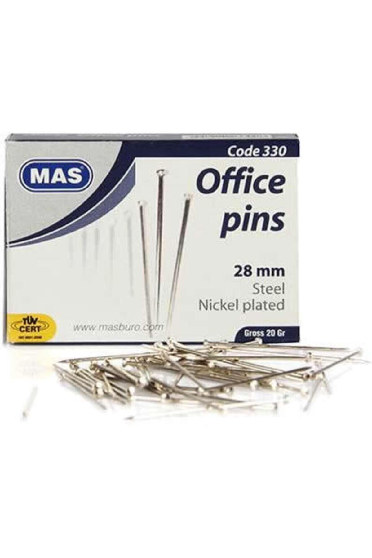 Mas Toplu İğne Nikel 28 MM 20 Gram Toplu İğne